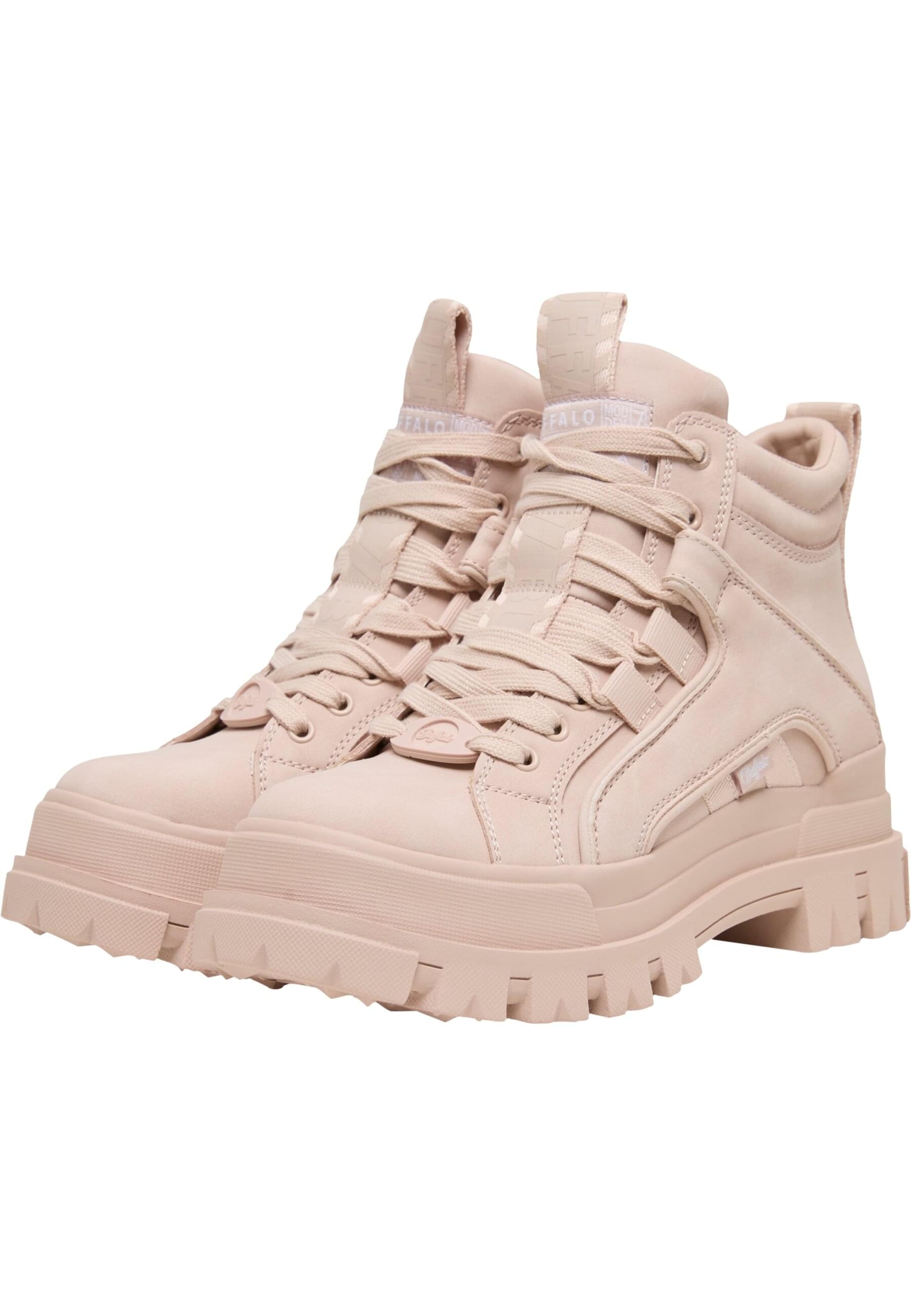 BUFFALO - Botim com fivela 'Aspha' em rosa