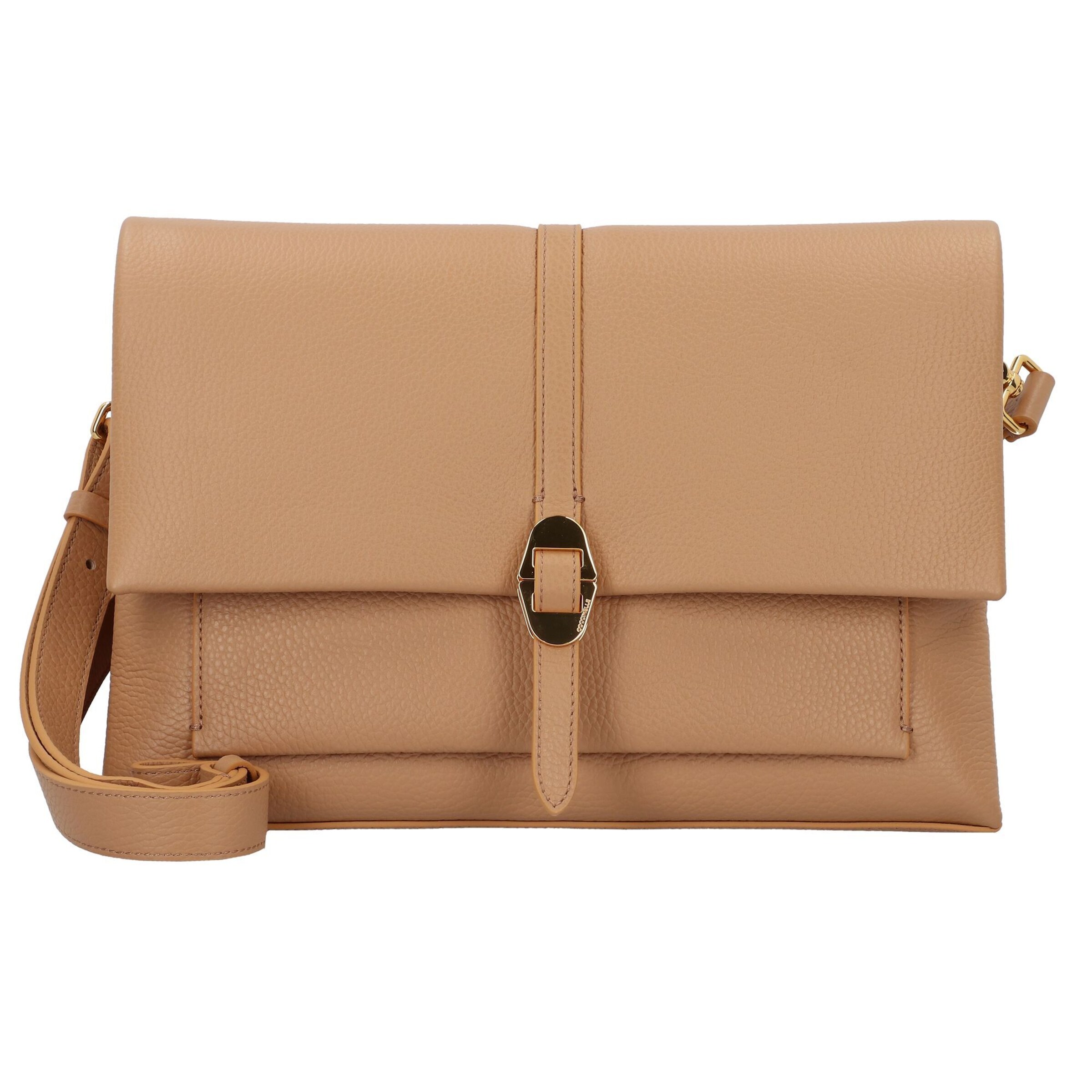 Coccinelle Schultertasche 'Dorian' in Beige: Vorderseite