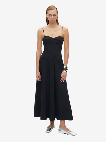 NOCTURNE Kleid in Schwarz: predná strana