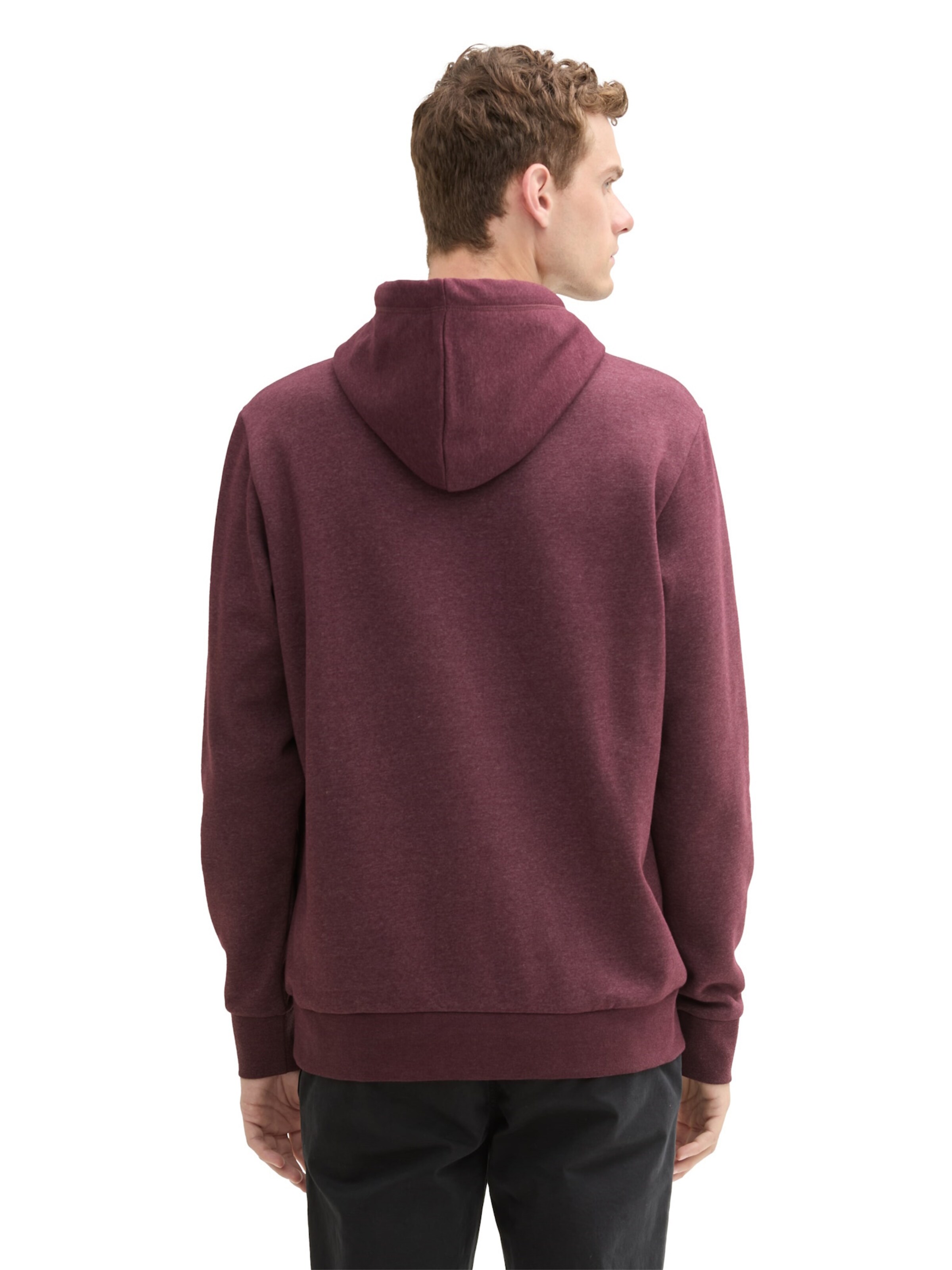 TOM TAILOR Sweatshirt i rød: forside