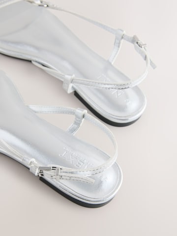 Next Sandalen met riem 'Forever Comfort' in Zilver