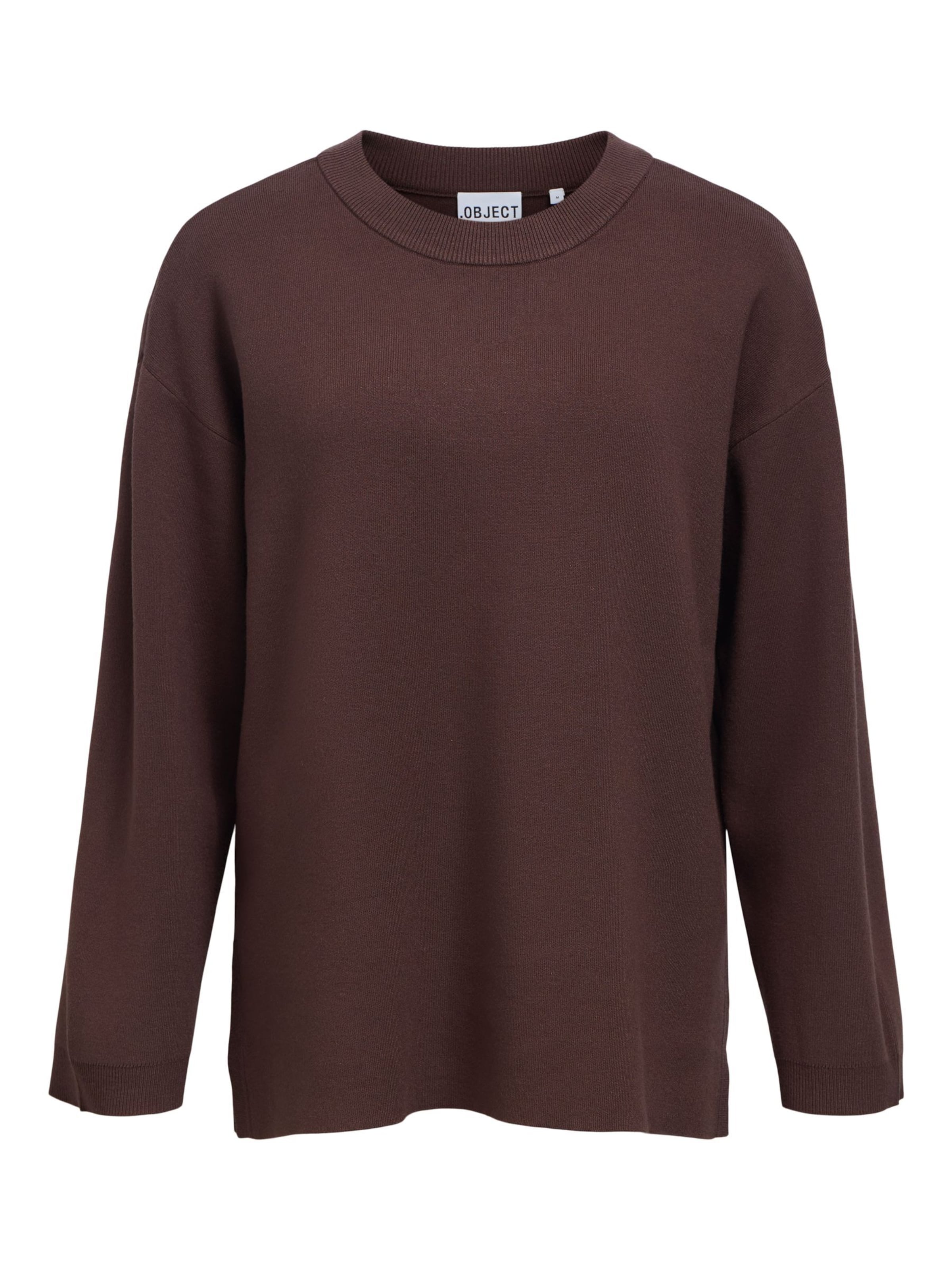 OBJECT Sweater 'OBJReynard' in M in Dark brown, Item view