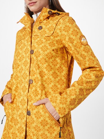 Veste fonctionnelle 'Wild Weather' Blutsgeschwister en jaune