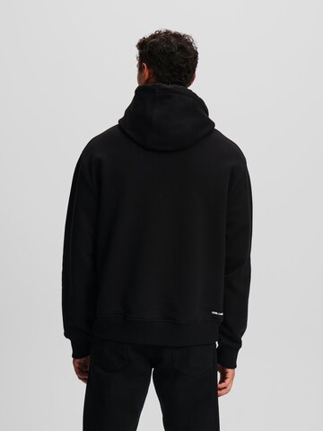 Karl Lagerfeld Bluzka sportowa 'Reflective Pipe-Lined' w kolorze czarny