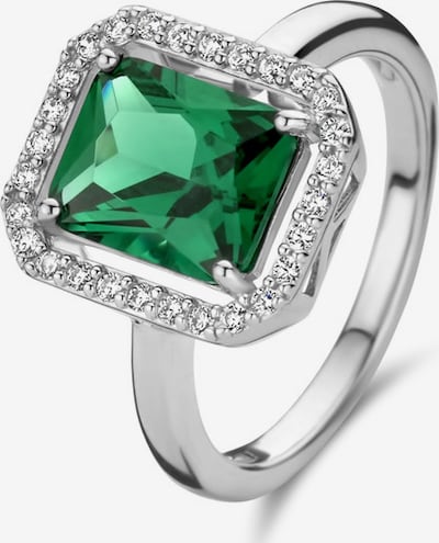 Parte di Me Ring in de kleur Groen / Zilver, Productweergave