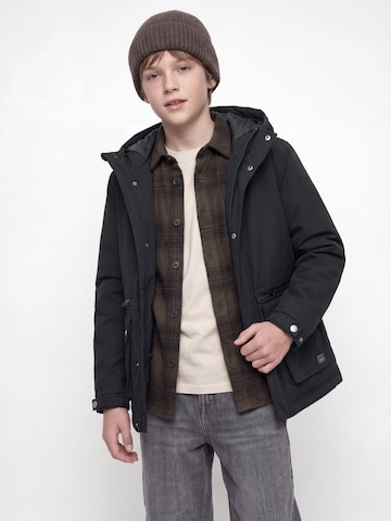 Jack & Jones Junior Winterjas 'EWOLF' in Zwart