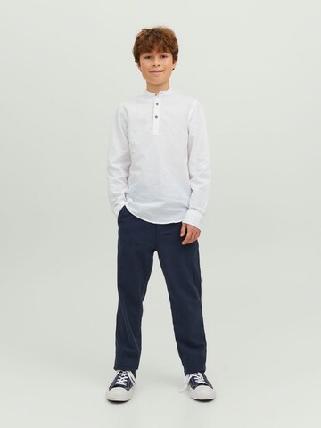 Coupe slim Chemise Jack & Jones Junior en blanc