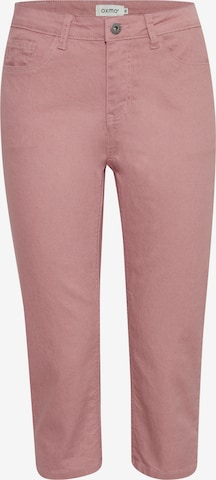 Oxmo Slimfit Hose 'Pam' in Pink: predná strana