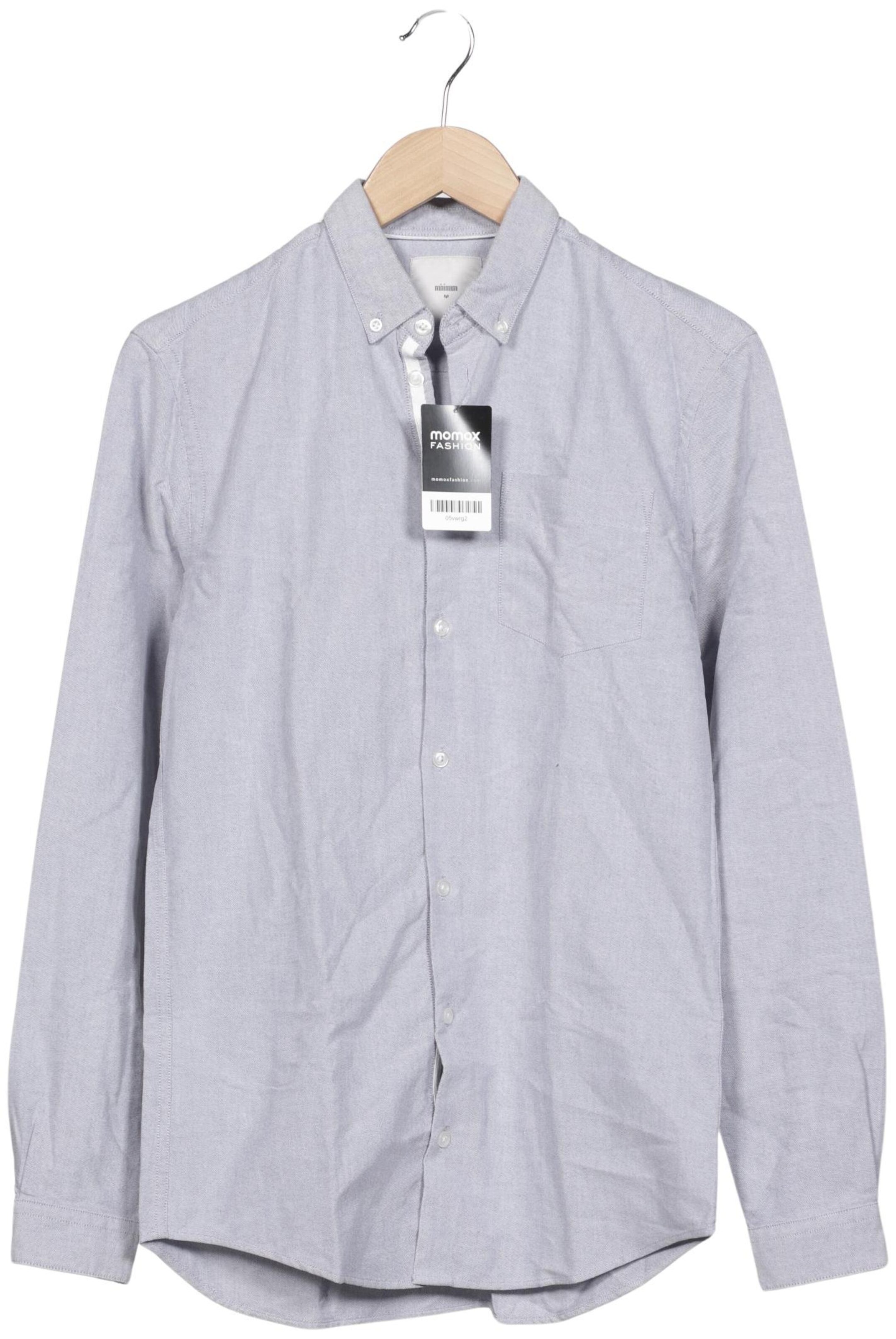 minimum Hemd S in Blau: Vorderseite