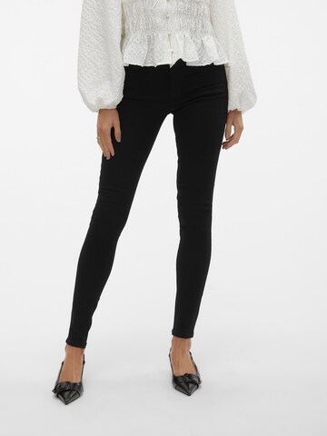 VERO MODA Skinny Jeans 'Donna' in Zwart: voorkant