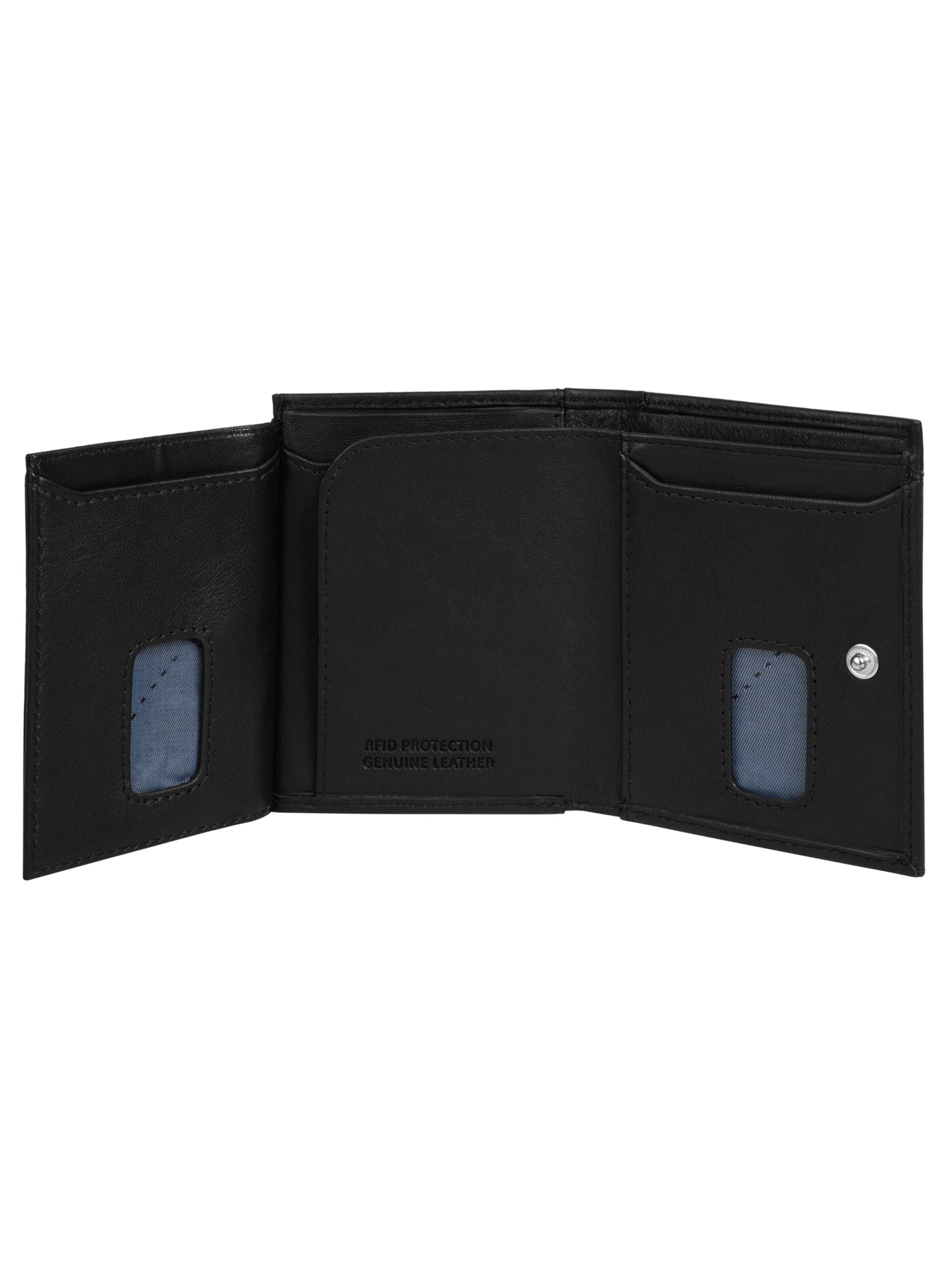 bugatti Wallet 'bugatti Geldbörse SECURE SLIM' in Black