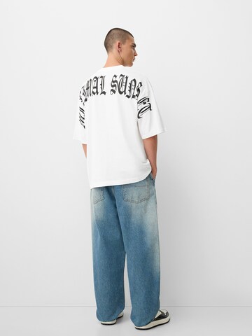 Bershka Tričko - Biela