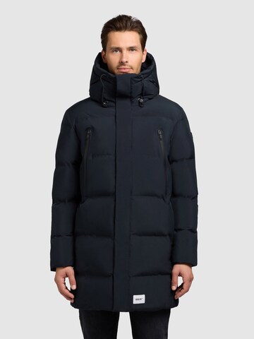 khujo Winter coat 'Morse3' in Blue: front