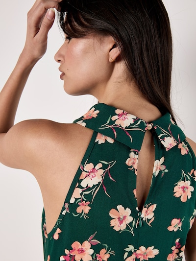 Apricot Robe en vert foncé / rose / rose clair, Vue avec produit