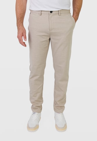 Effilé Pantalon 'Peter Maffein' Kleinigkeit en beige : devant