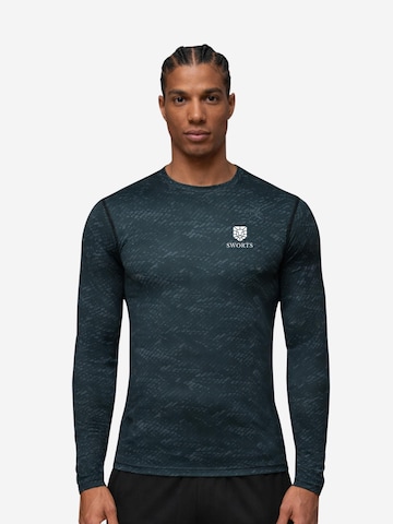 SWORTS Funktionsshirt 'Compulse'‌‌‌‌‌‌‌ in Blau