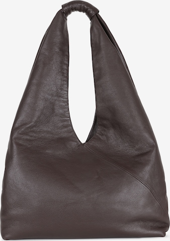 BRONX Shoulder Bag in Brown: front