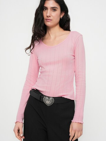 ONLY Tričko 'ONLTENNA' - Ružová