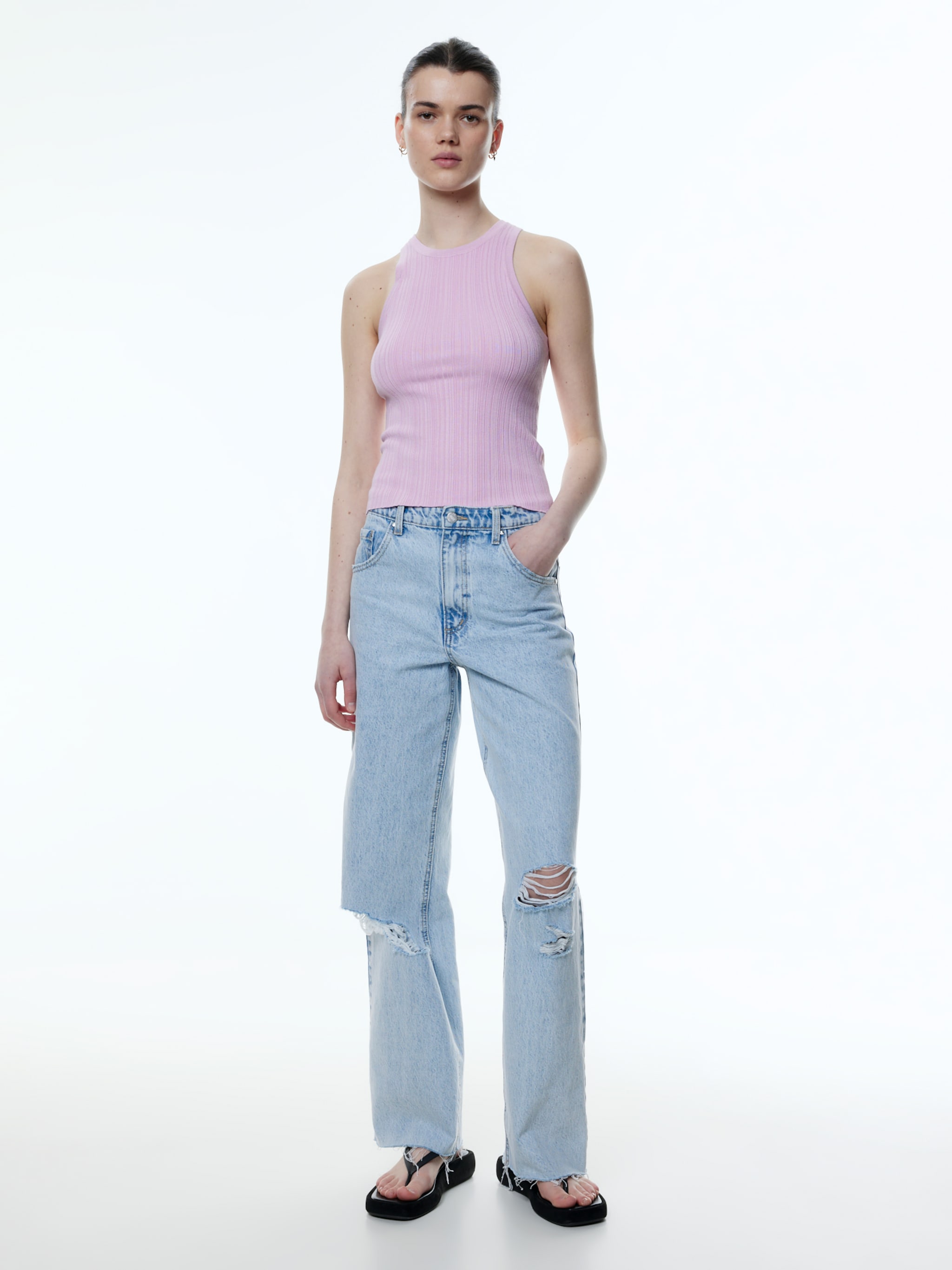 EDITED Produits Tops en tricot 'Ondria' rose