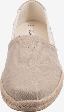 TOMS Espadryle w kolorze beżowy