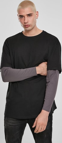 Urban Classics Regular Fit Shirt in Grau
