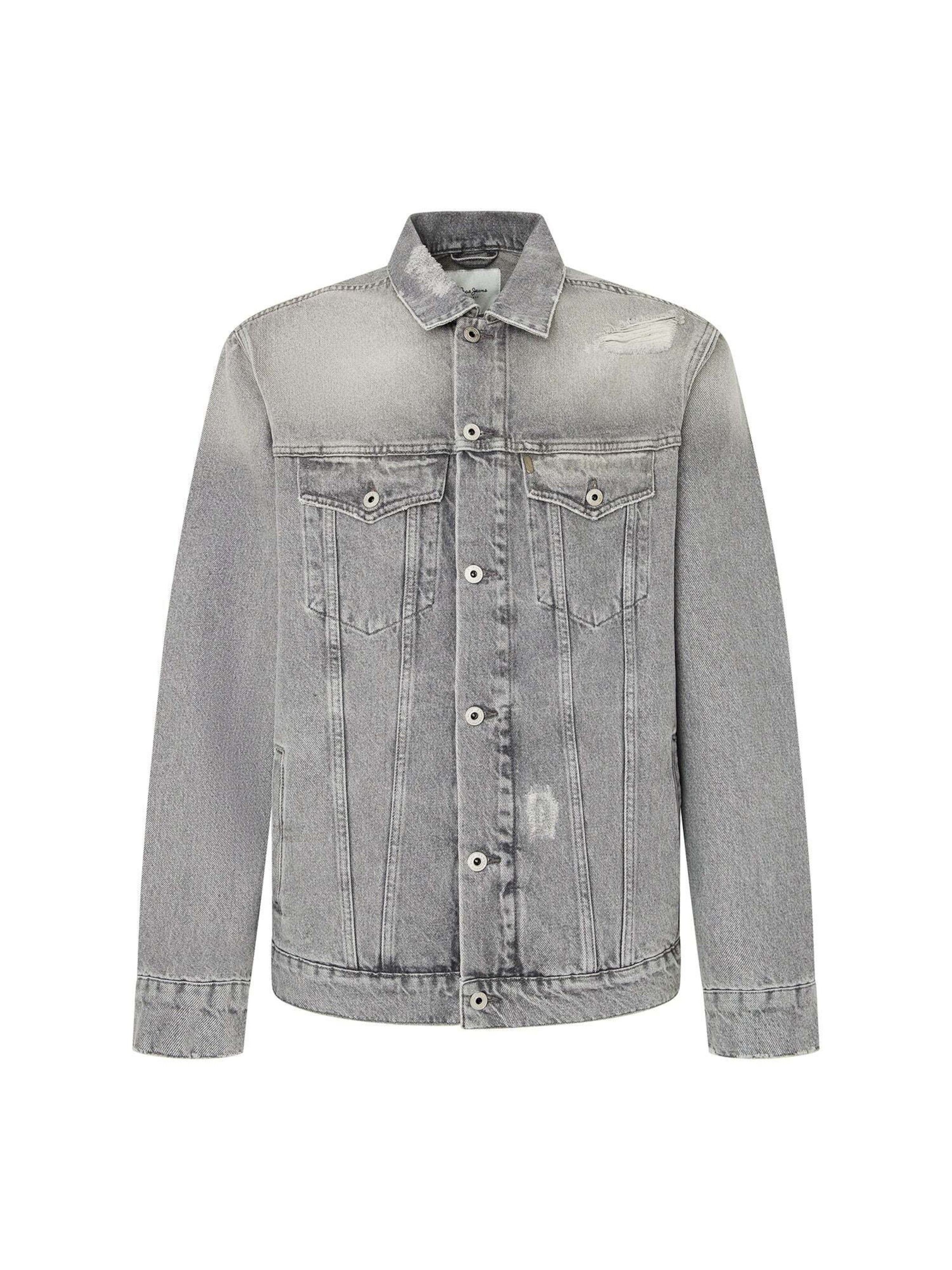 Giacca di mezza stagione di Pepe Jeans in grigio: frontale