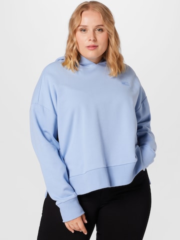 Tommy Hilfiger Curve Sweatshirt in Blauw: voorkant