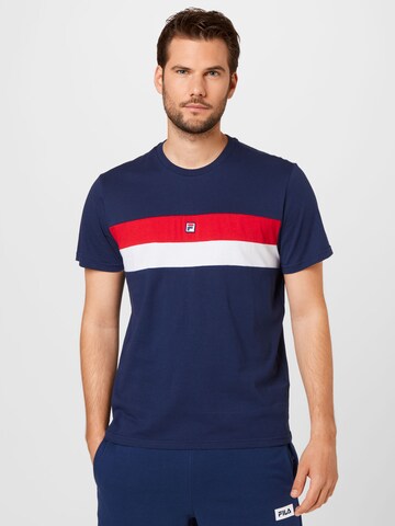 FILA Shirt 'Boulder' in Blauw: voorkant