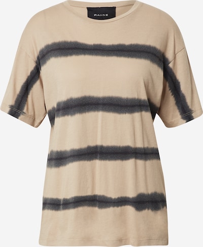 RAIINE T-Shirt 'VIDAL' in beige / schwarz, Produktansicht