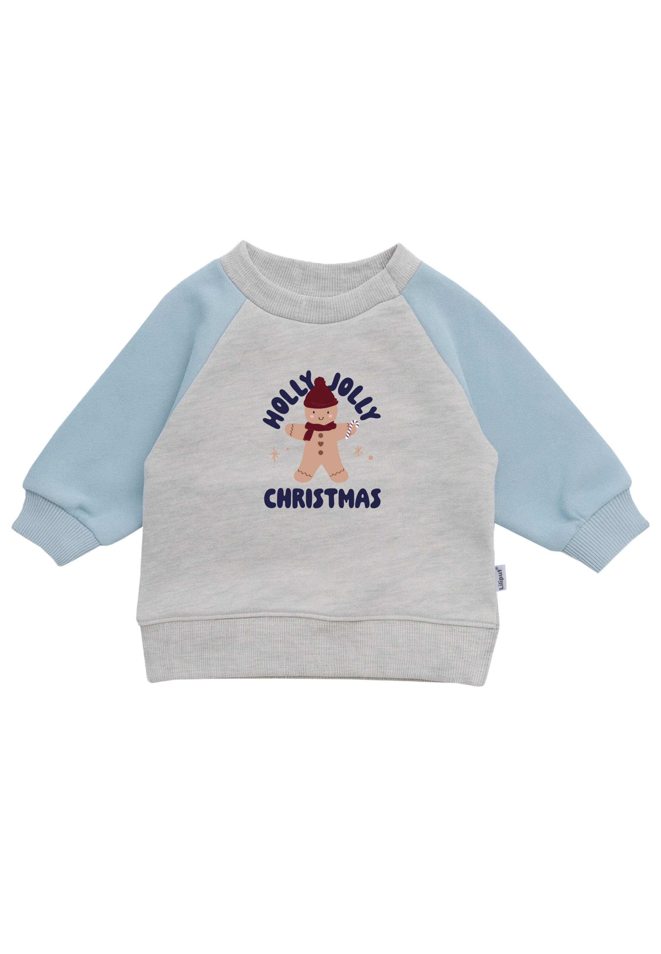 LILIPUT Sweatshirt 'Holly Jolly' in Blau: Vorderseite