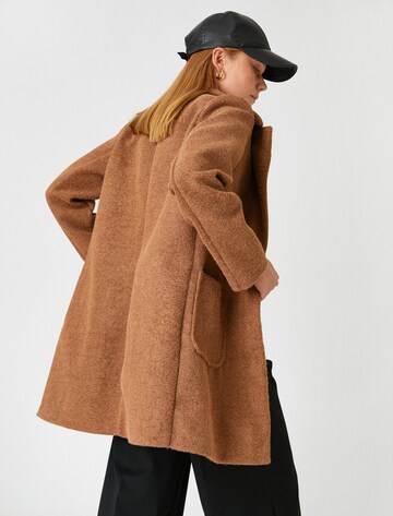 Koton Between-Seasons Coat in Brown