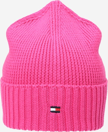 TOMMY HILFIGER Beanie in Pink: front