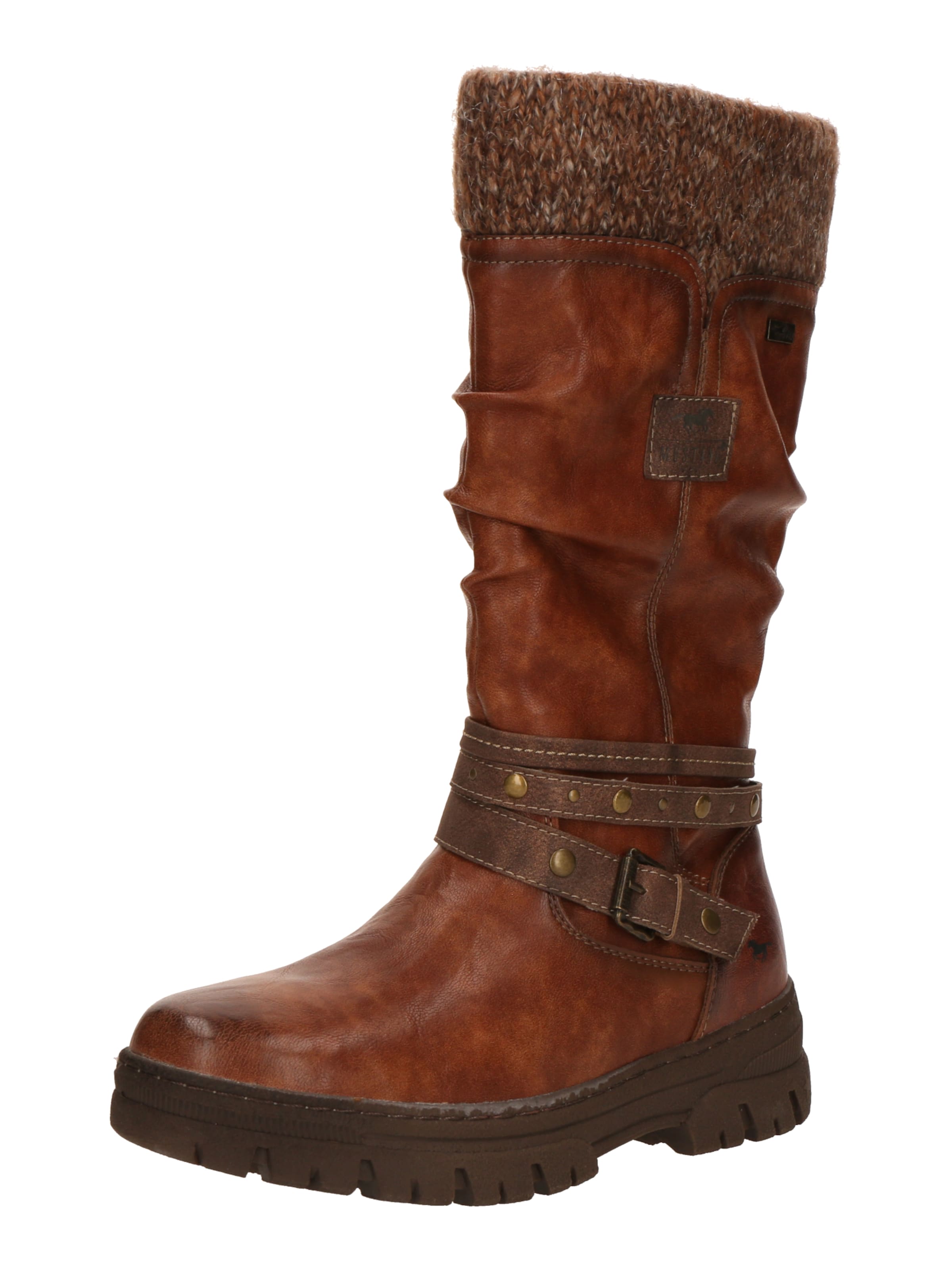 Bottes MUSTANG en marron : devant