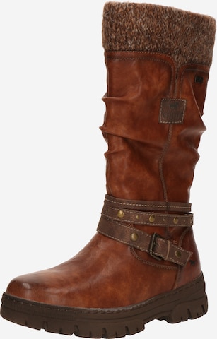 Bottes MUSTANG en marron : devant