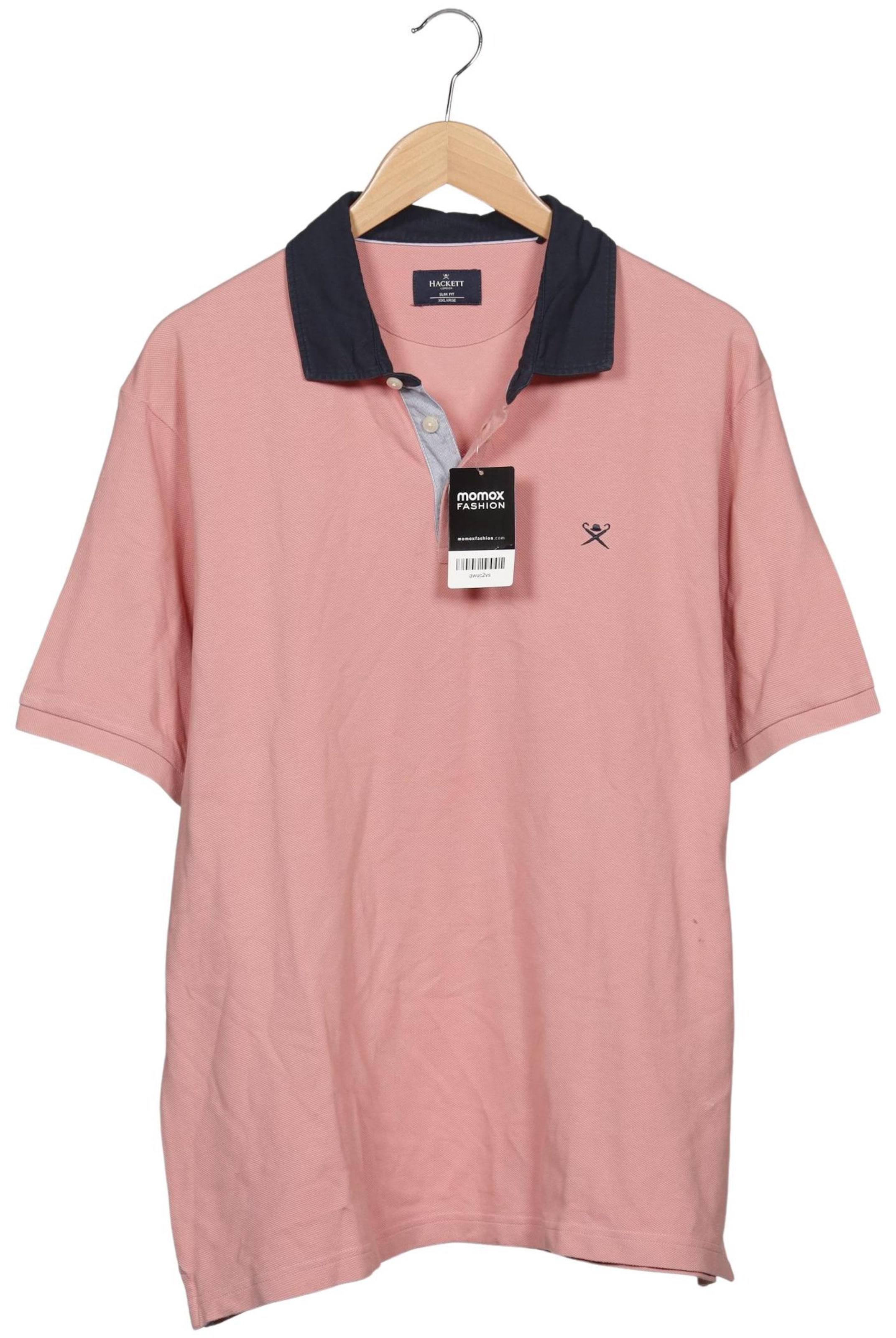 Hackett London Poloshirt XXL in Pink: Vorderseite