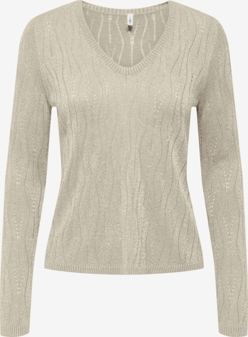 ONLY Trui in Beige: voorkant