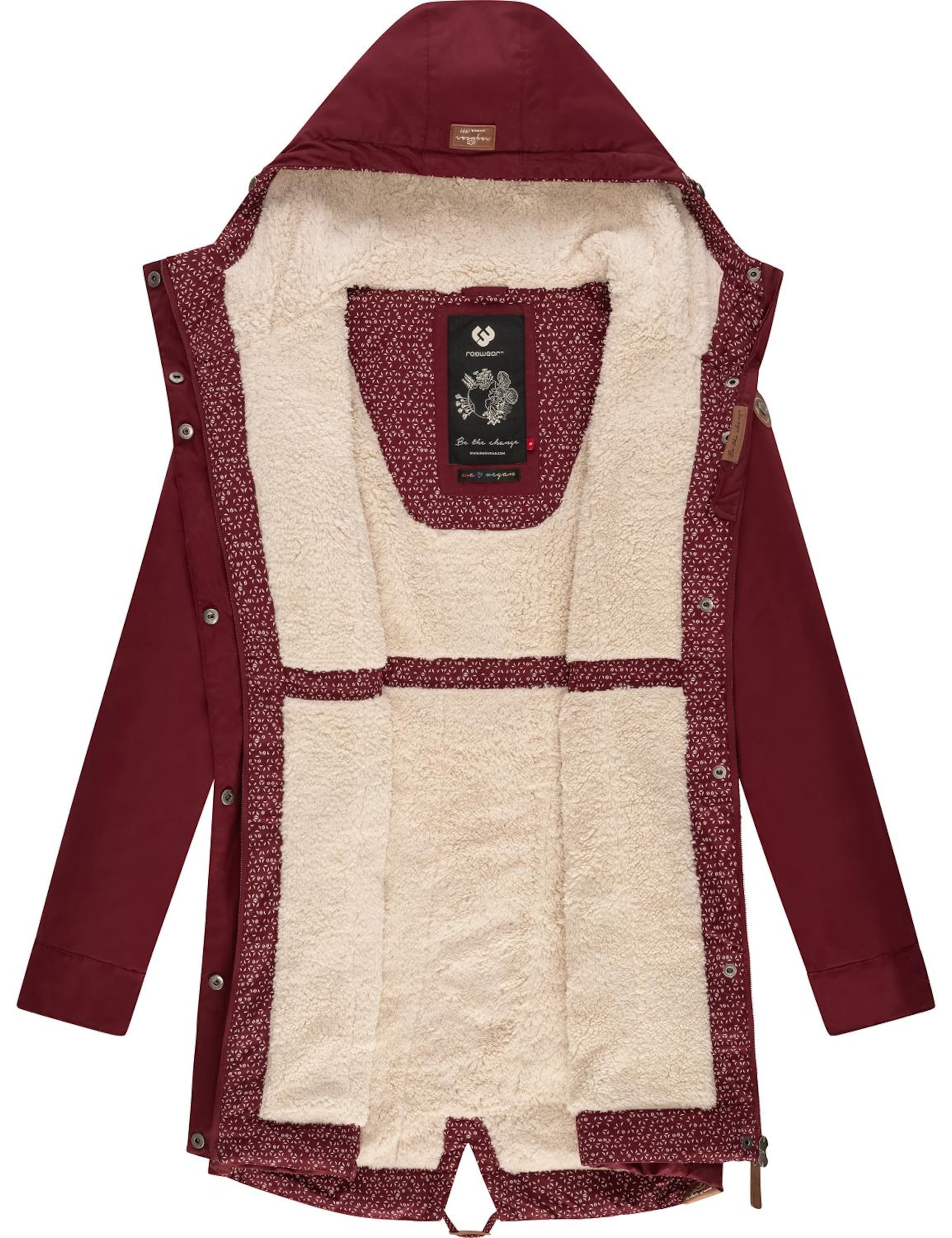 Ragwear Sweatvest 'Canny' in Rood