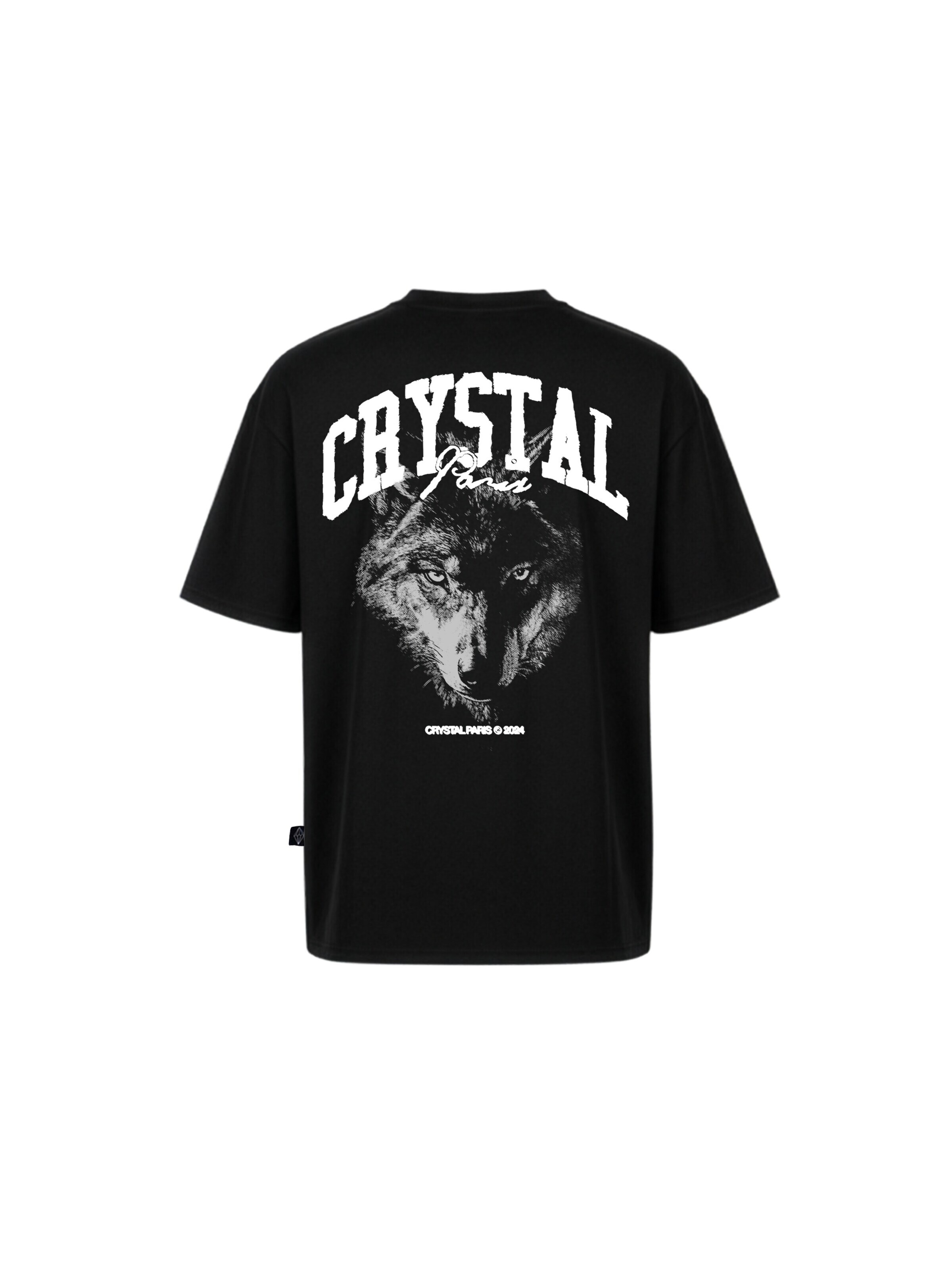 Crystal Paris Shirt 'Nightwolf'‌ in Schwarz