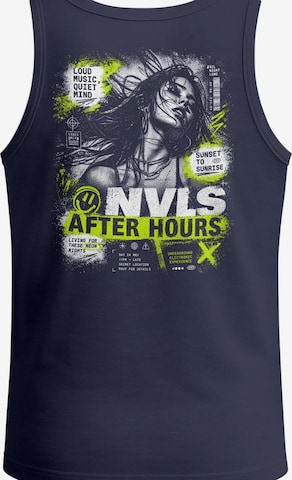 Neverless Shirt 'NVLS After Hours' in Blue: front