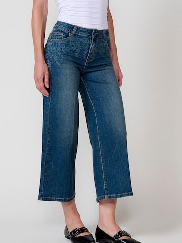 KOROSHI Bootcut Jeans in Blauw: voorkant