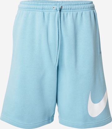 Pantalon 'CLUB' Nike Sportswear en bleu : devant