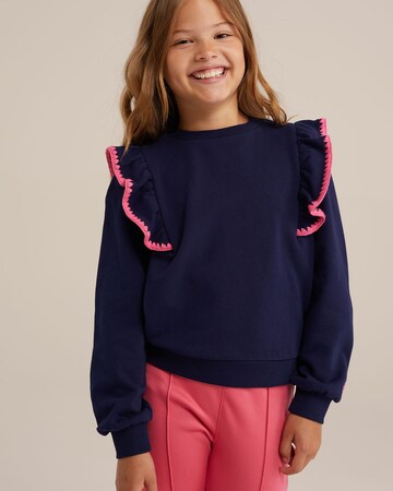 WE Fashion Sweatshirt in Blau