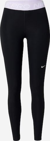 NIKE Skinny Sportovní kalhoty 'Nike Pro' – černá: přední strana