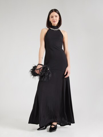WEEKDAY Evening dress 'Katy Halter' in Black
