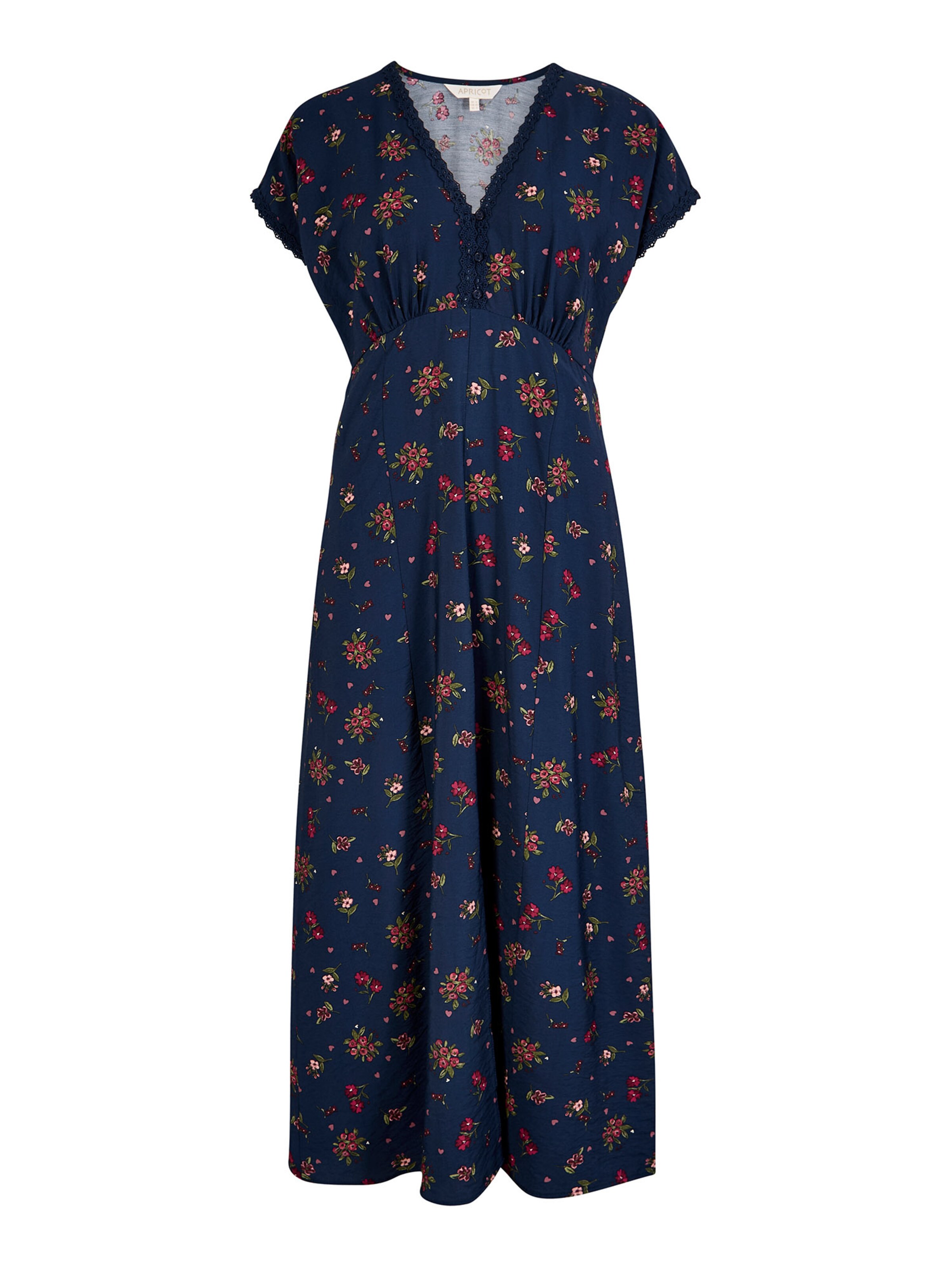 Robe ' ' Apricot en bleu : devant