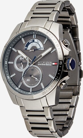 TOMMY HILFIGER Analog watch 'Cool Sport' in Grey: front