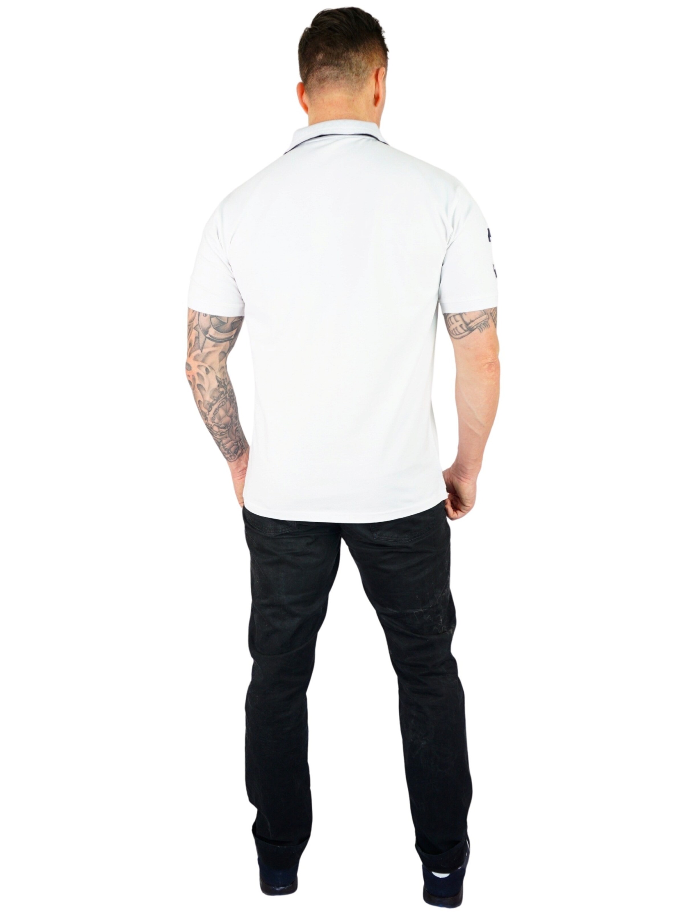 T-Shirt U.S. POLO ASSN. en blanc