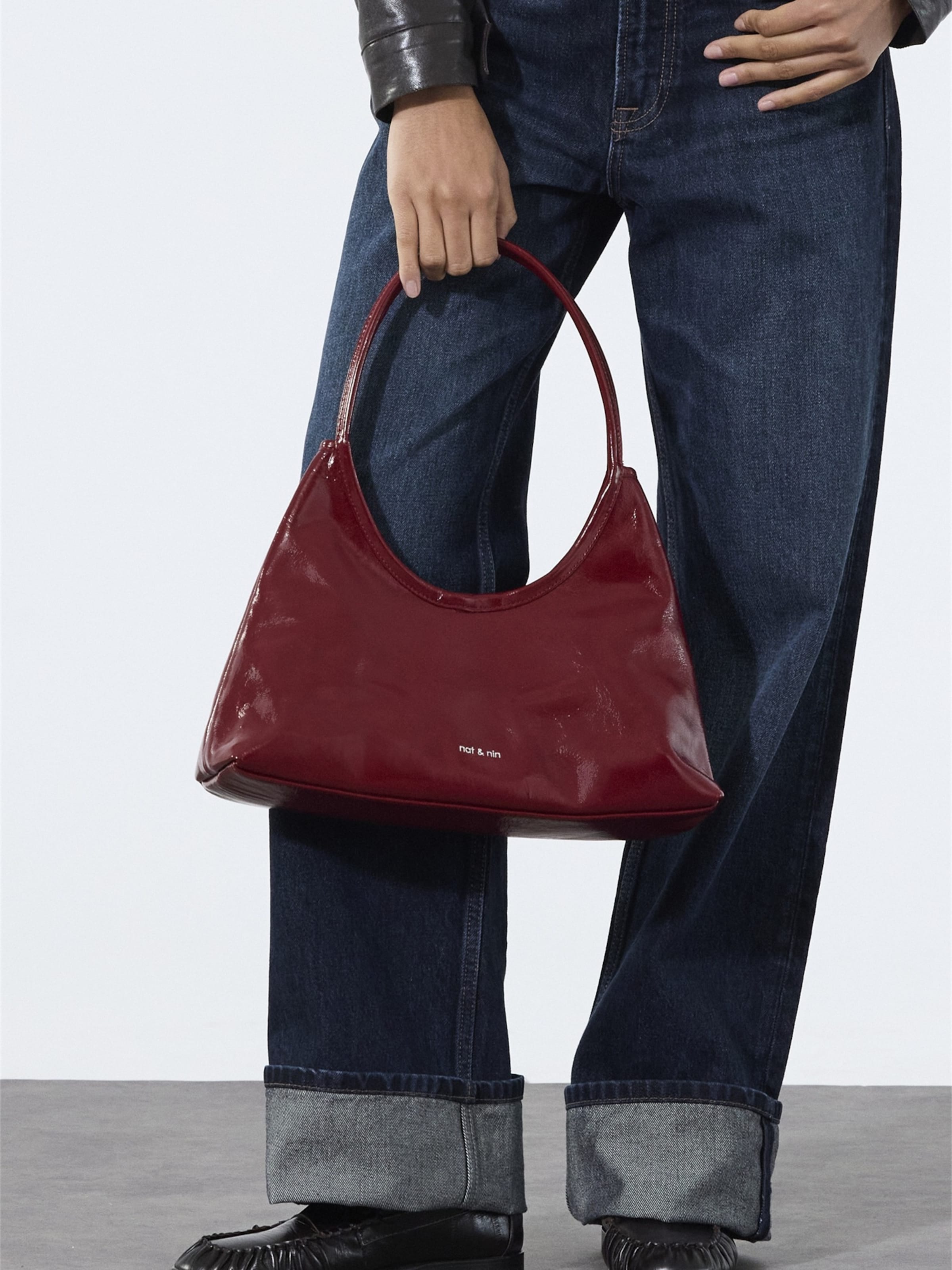 Nat&Nin Handbag 'Milo' in Red