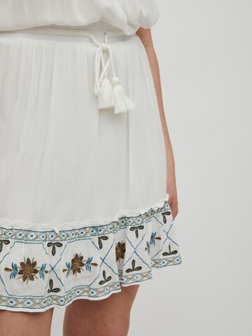 VILA Skirt 'Nette' in White