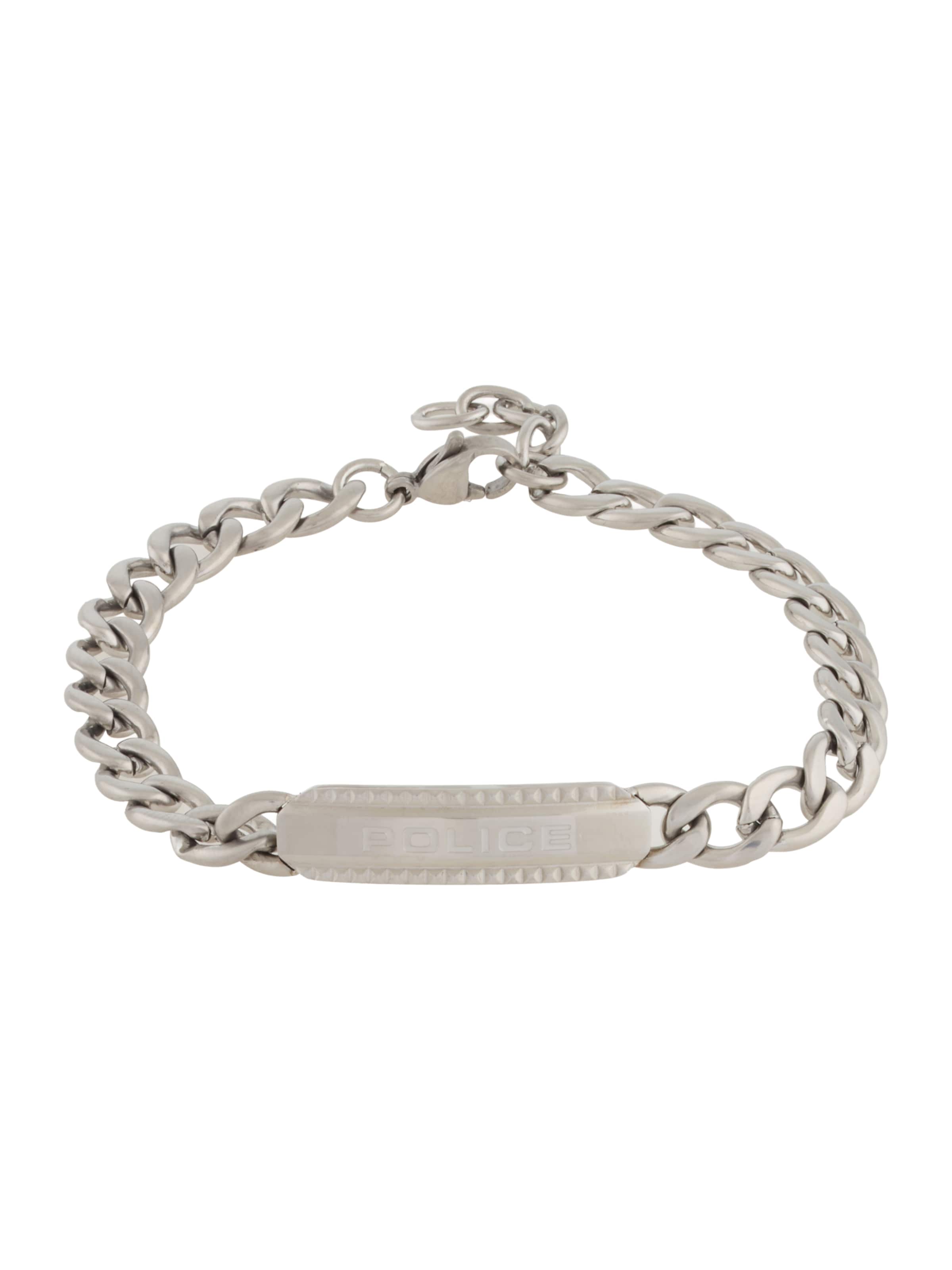 Bracelet 'Baron' POLICE en argent : devant